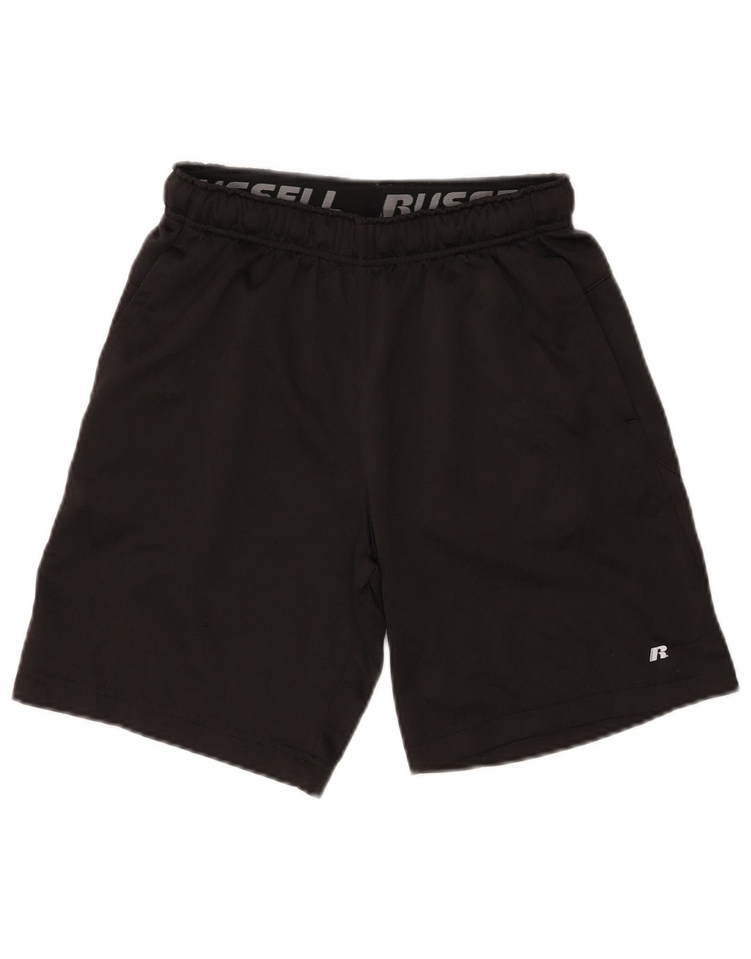 Pantaloni scurți sport Dri-Power pentru bărbați RUSSELL ATHLETIC, poliester negru mic