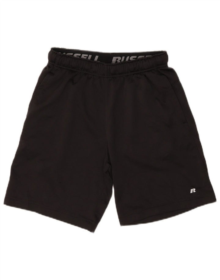 Pantaloni scurți sport Dri-Power pentru bărbați RUSSELL ATHLETIC, poliester negru mic
