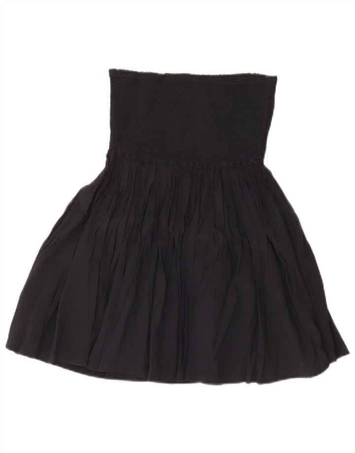 LEMON Fustă A-Line cu talie înaltă pentru femei Medium W28 Viscoză bleumarin