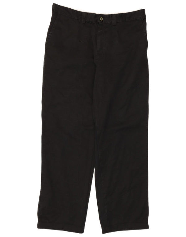 Pantaloni chino drepți pentru bărbați DOCKERS L36 L32 bumbac negru