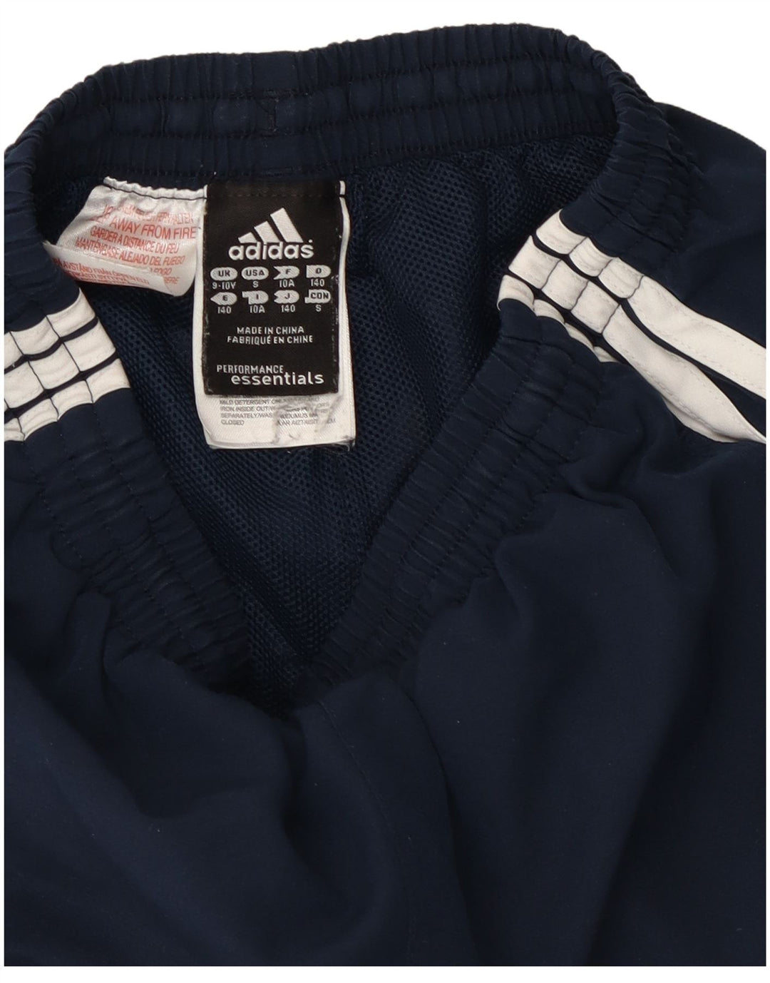 Pantaloni de trening Adidas pentru băieți 9-10 ani poliester bleumarin