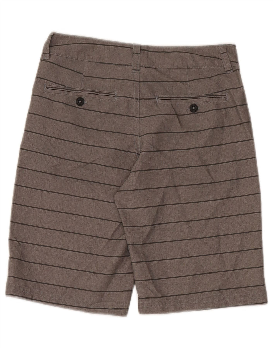 Pantaloni scurți chino Under Armour pentru băieți 9-10 ani W25 poliester cu dungi gri