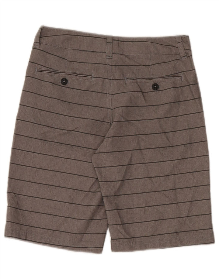 Pantaloni scurți chino Under Armour pentru băieți 9-10 ani W25 poliester cu dungi gri