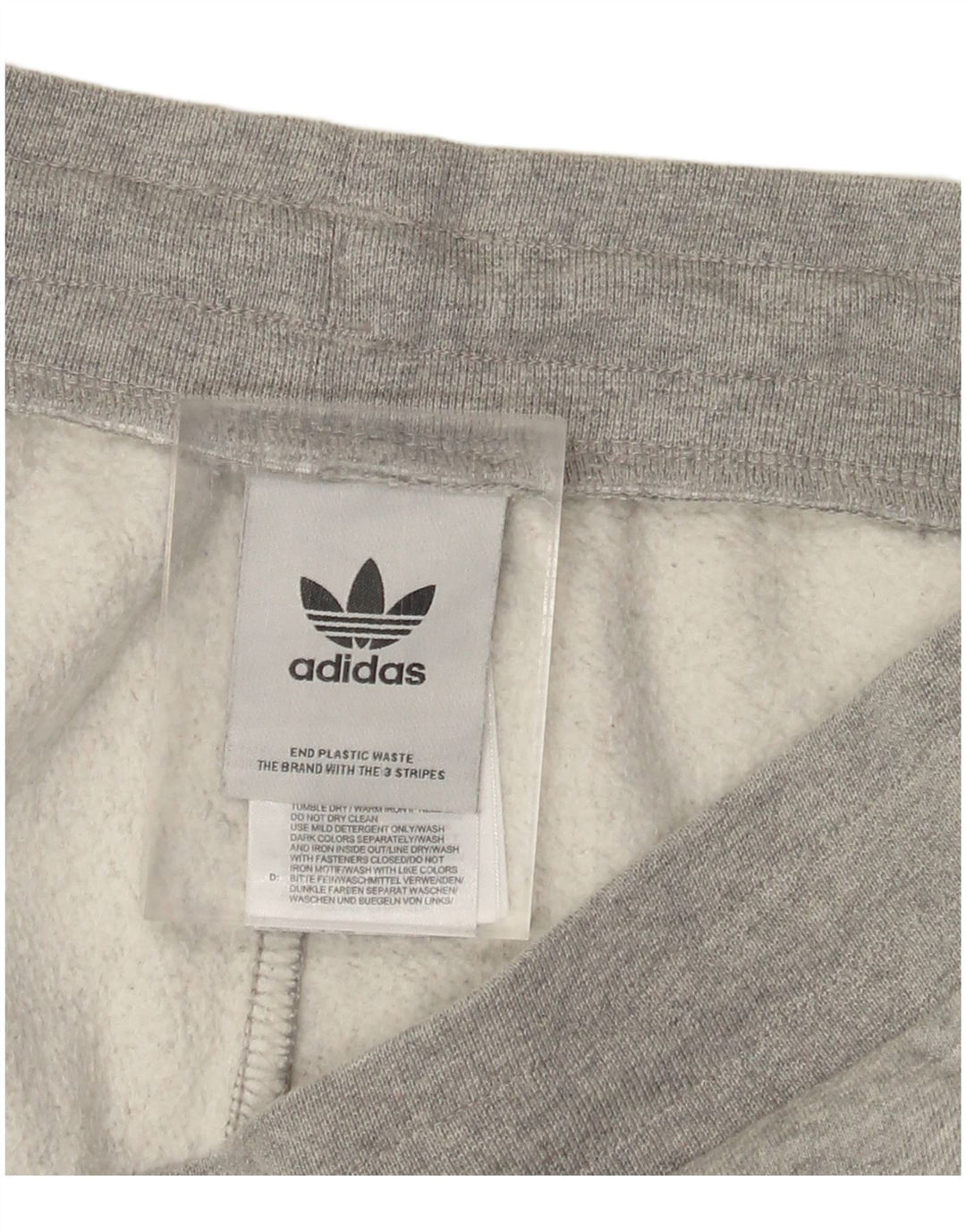 Pantaloni de trening Adidas pentru bărbați Joggeri din bumbac gri mediu