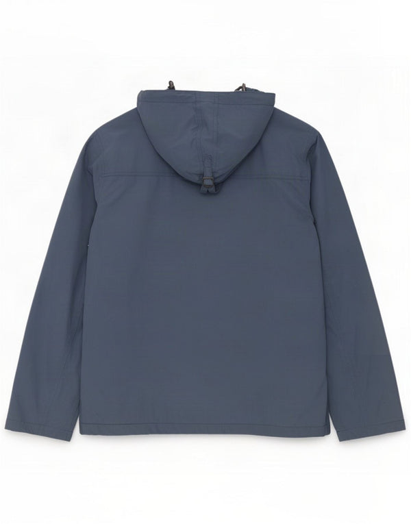 Jachetă Anorak cu glugă Napapijri Geographic Graphic pentru bărbați UK 44 2XL Albastru