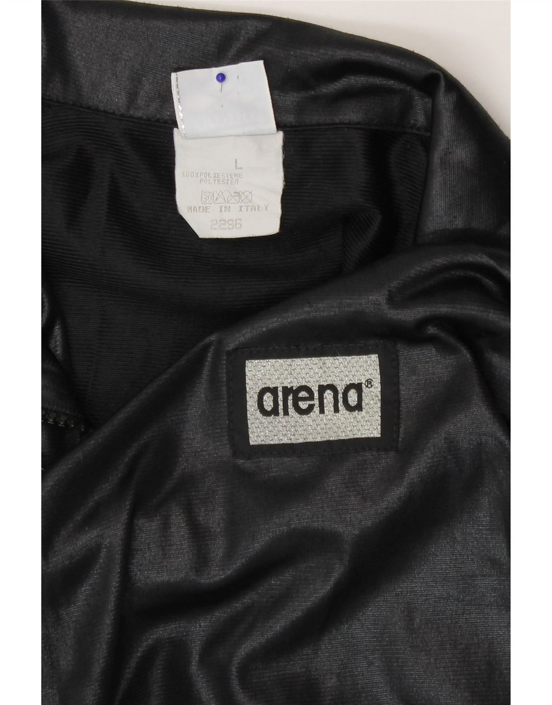 Jachetă de top pentru trening cu grafică Arena pentru femei UK 16, mare, negru, color block