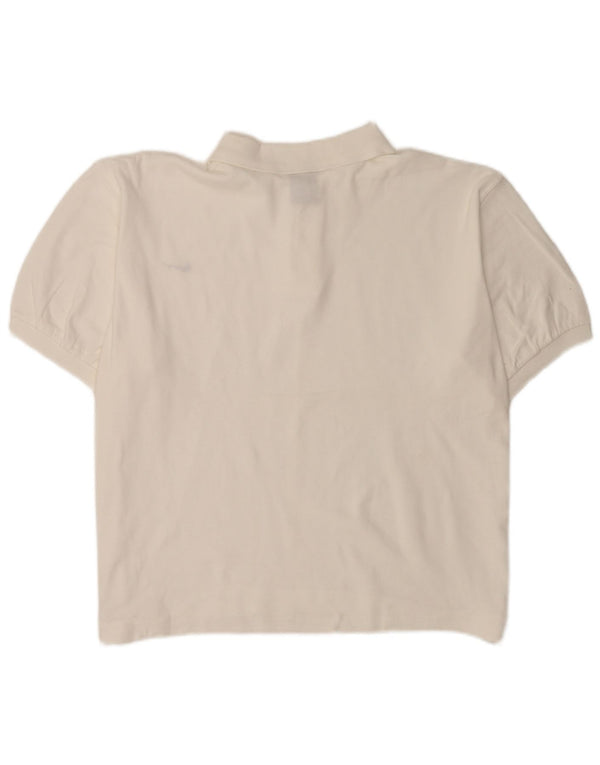 Tricou polo Nike pentru bărbați UK 42/44, mare, alb, bumbac