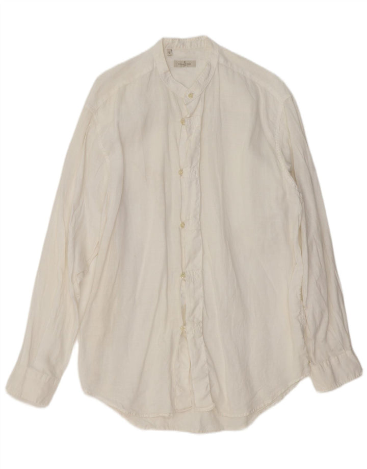 ERMENEGILDO ZEGNA Cămașă pentru bărbați in alb mediu