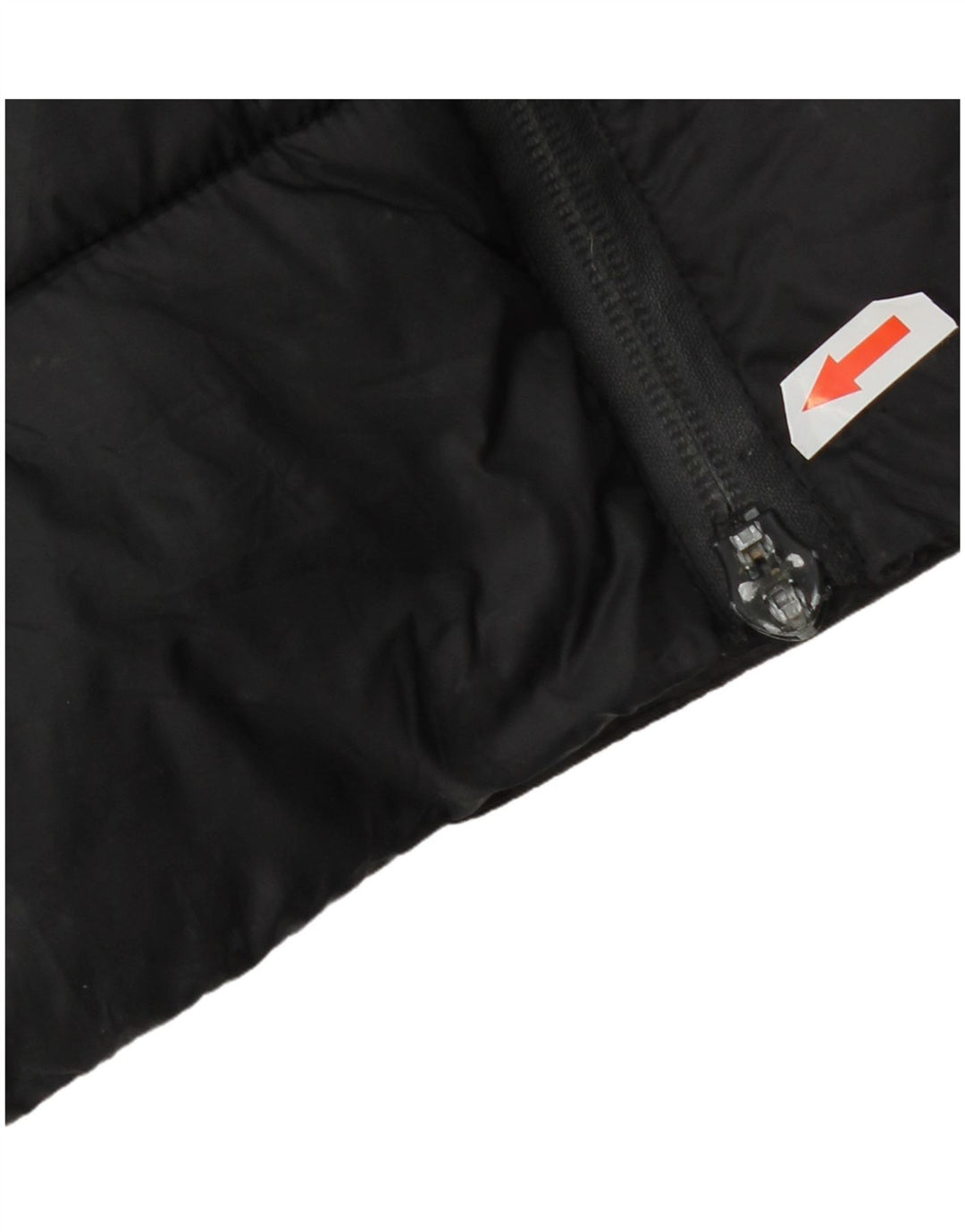 Palton căptușit cu glugă pentru femei Zara UK 14 Medium Black Nylon