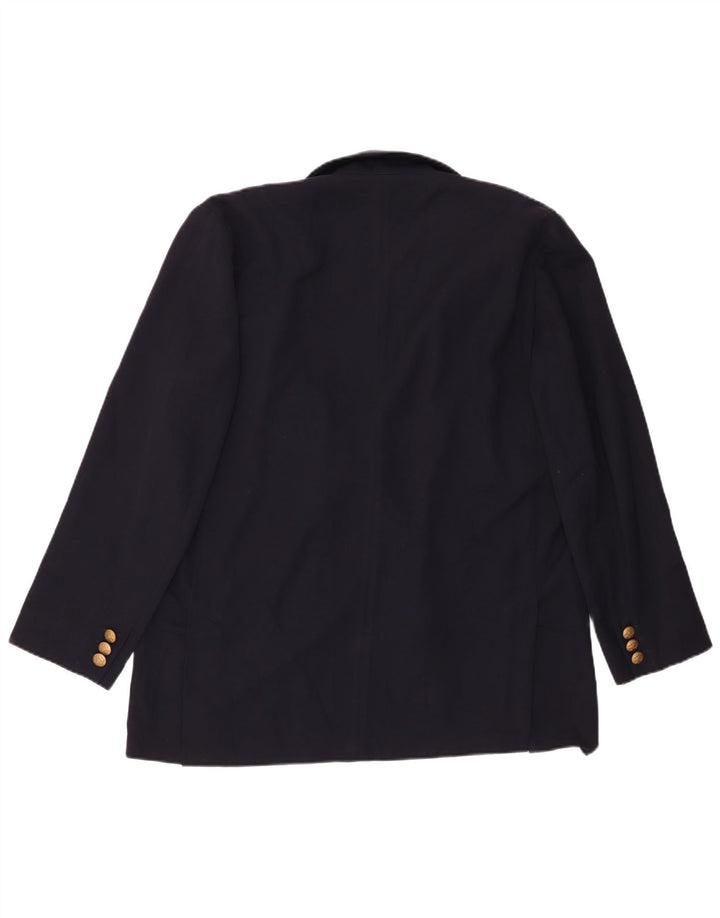 MAX MARA Blazer Oversized Weekend pentru femei UK 12 Medium Bleumarin
