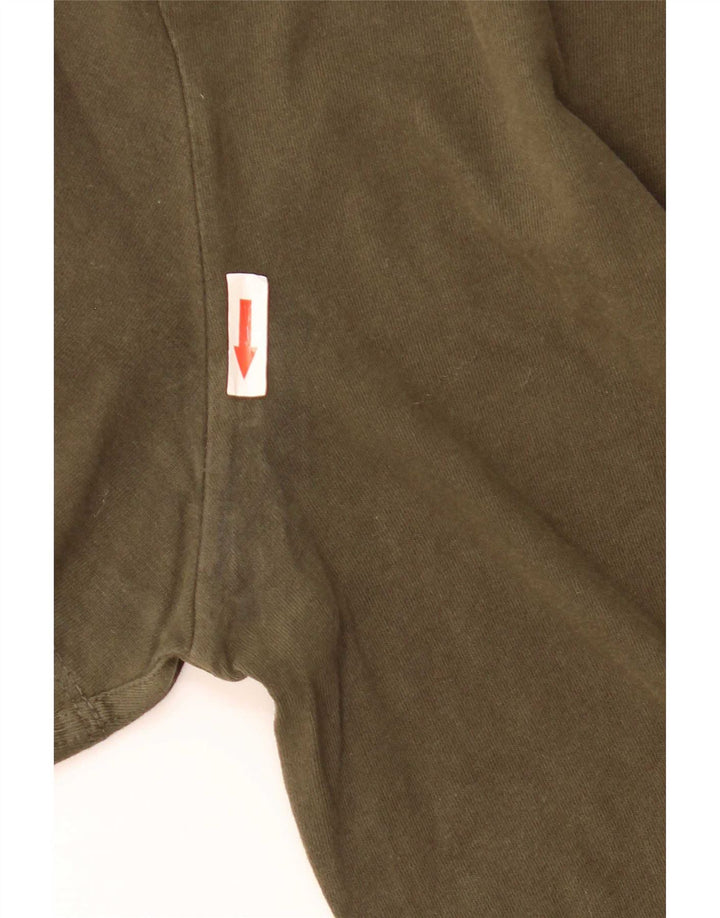 Tricou Superdry pentru bărbați Top XL Kaki Bumbac