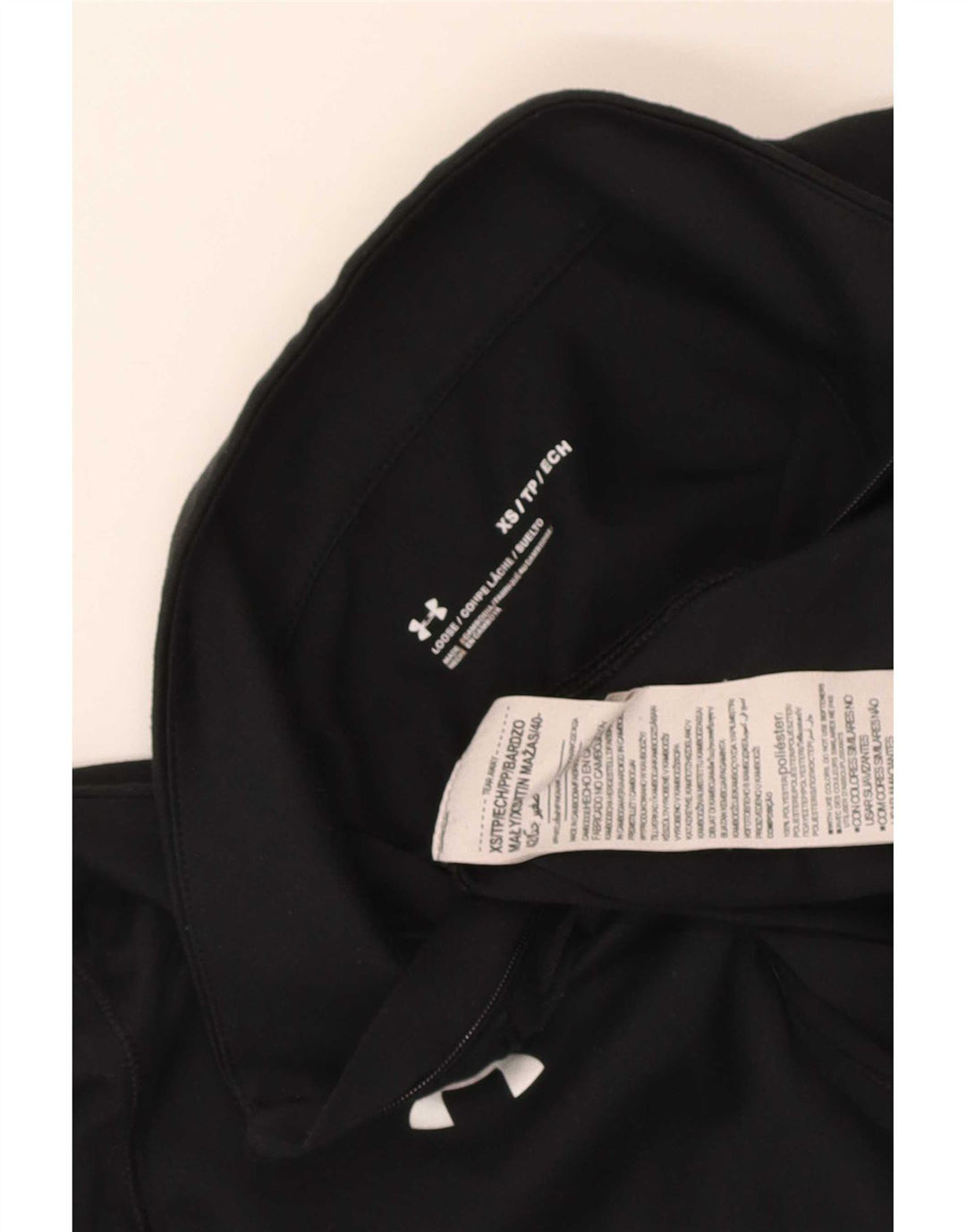 Top de trening Under Armour pentru femei Pullover UK 6 XS Black Colorblock
