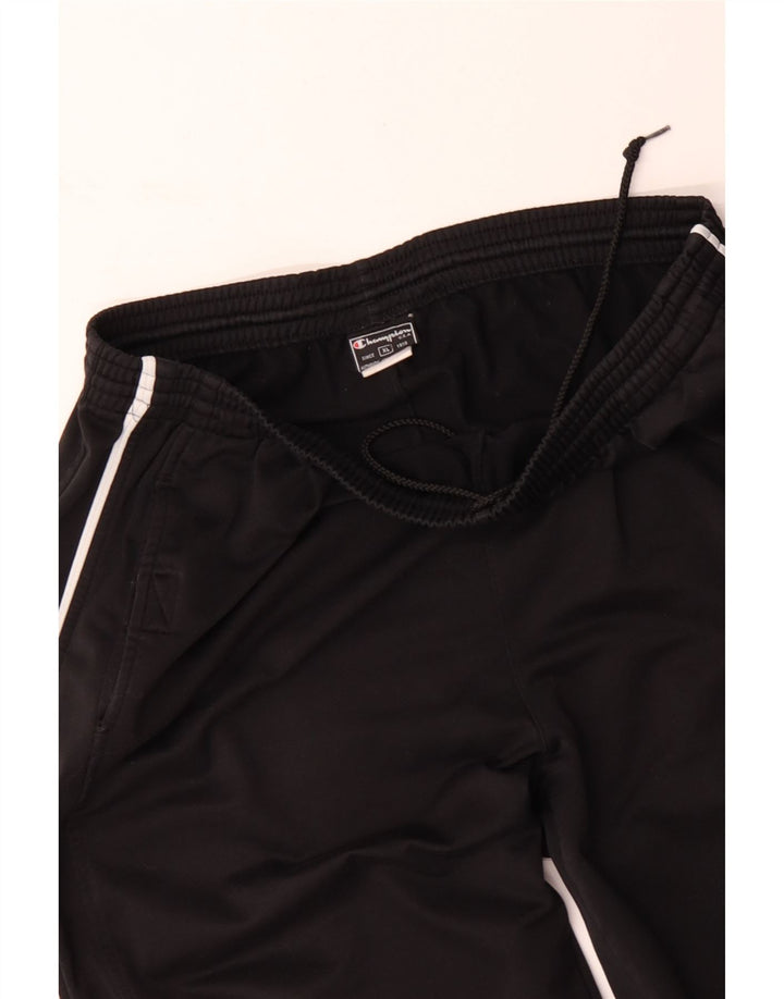 Pantaloni de trening pentru bărbați CHAMPION XL poliester negru