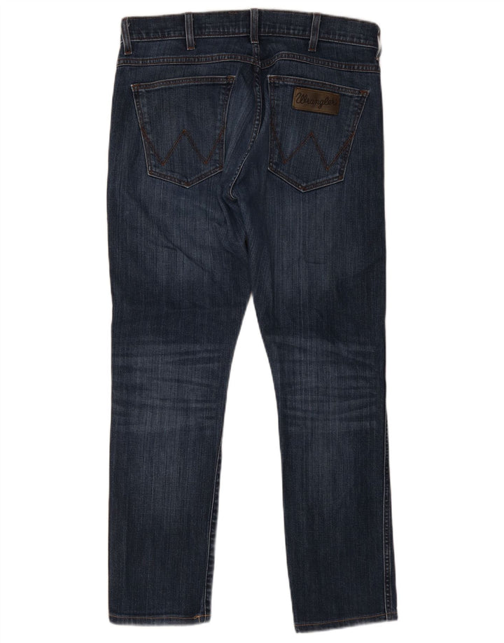 Blugi pentru bărbați Wrangler Bryson Slim W33 L28 Bumbac bleumarin