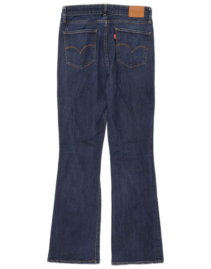 Blugi Levi's pentru femei 725, cu talie înaltă Bootcut, W29 L32, bleumarin, Lyocell