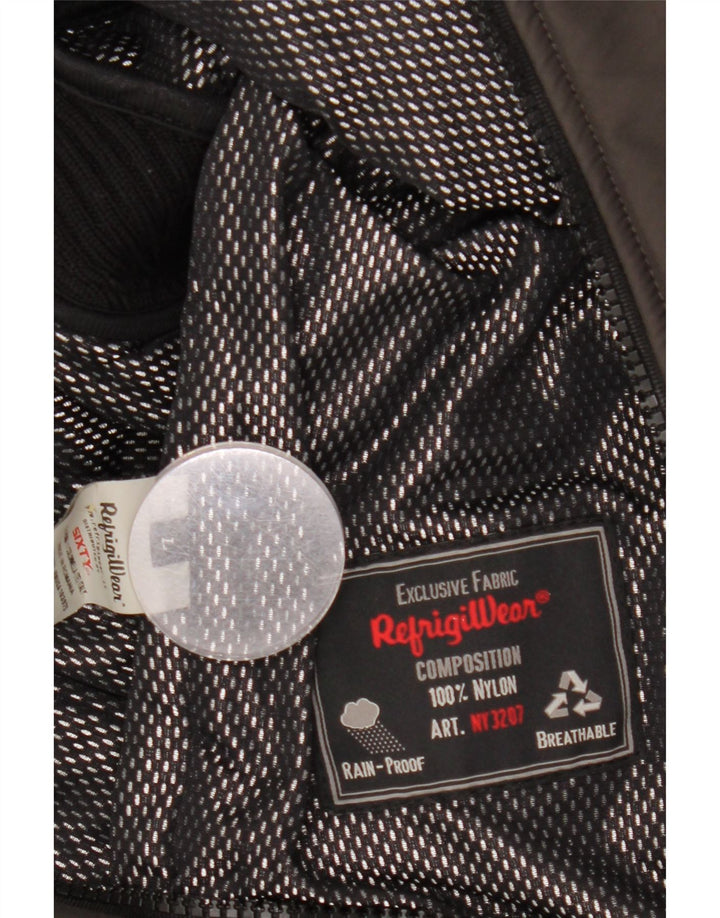 Jachetă Bomber pentru bărbați Refrigiwear UK 40, mare, maro, nailon