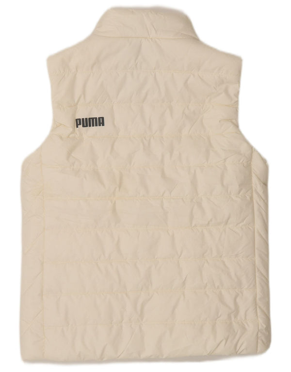 Gilet căptușit pentru femei Puma UK 10 Small Off White Poliester