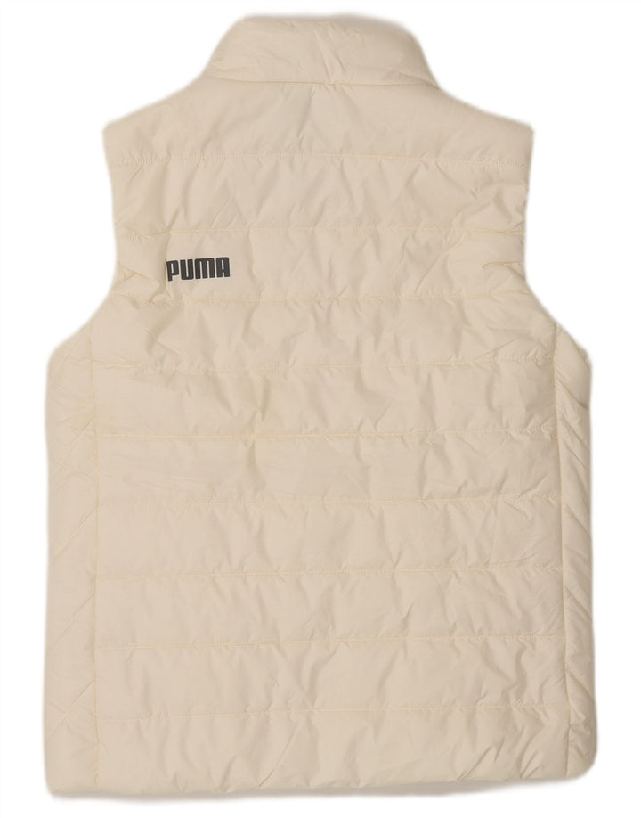 Gilet căptușit pentru femei Puma UK 10 Small Off White Poliester