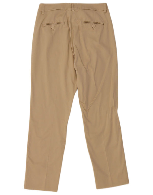 Max Mara Pantaloni chino subțiri pentru femei UK 8 Small W28 L27 Bej Bumbac