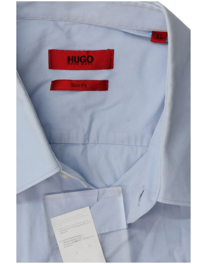 Cămașă Hugo Boss Slim Fit XL Bumbac Albastru