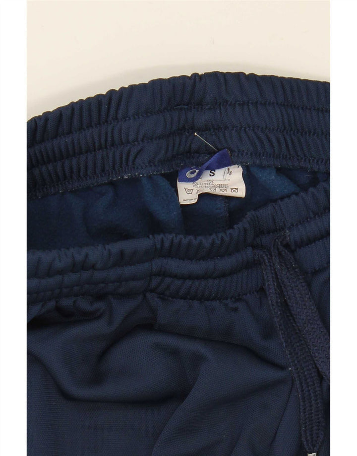 Pantaloni de trening Asics pentru bărbați, poliester, albastru mic, bleumarin