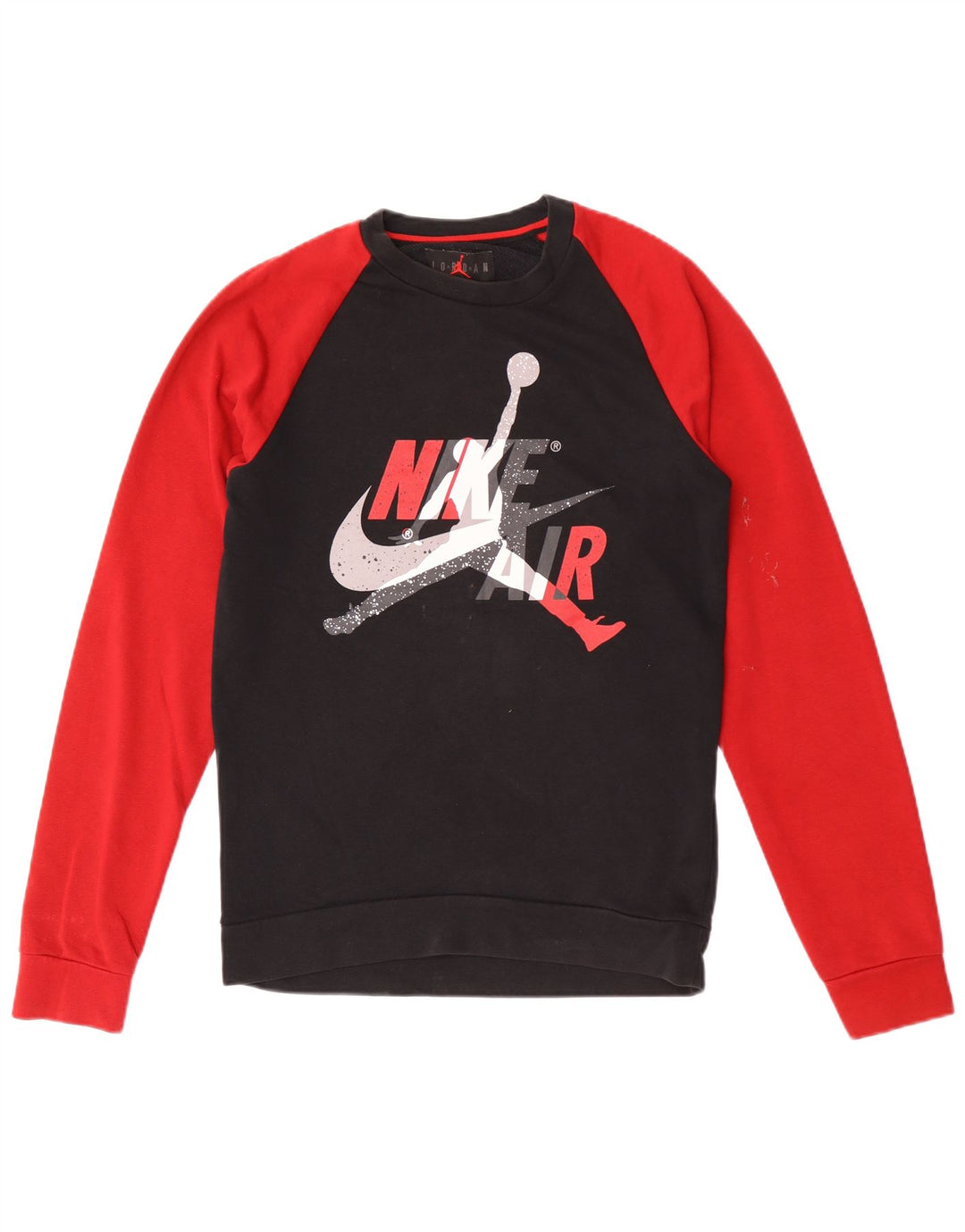 Hanorac grafic pentru bărbați Jordan Jumper mic, negru, color block, bumbac