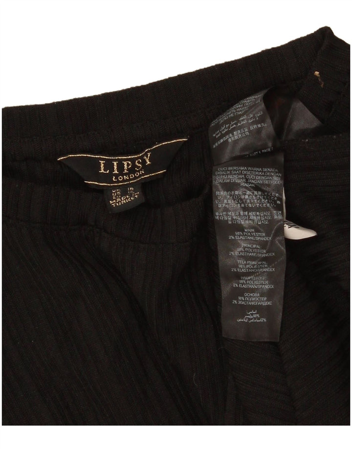 Tricou pentru femei Lipsy Top UK 16 Poliester negru mare