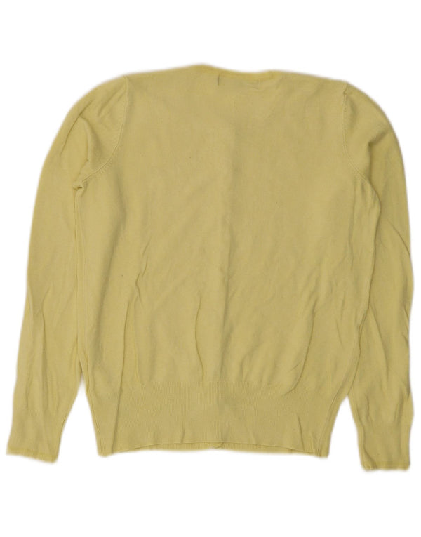 Pulover cardigan pentru femei Marks & Spencer UK 8 Small Yellow Viscose