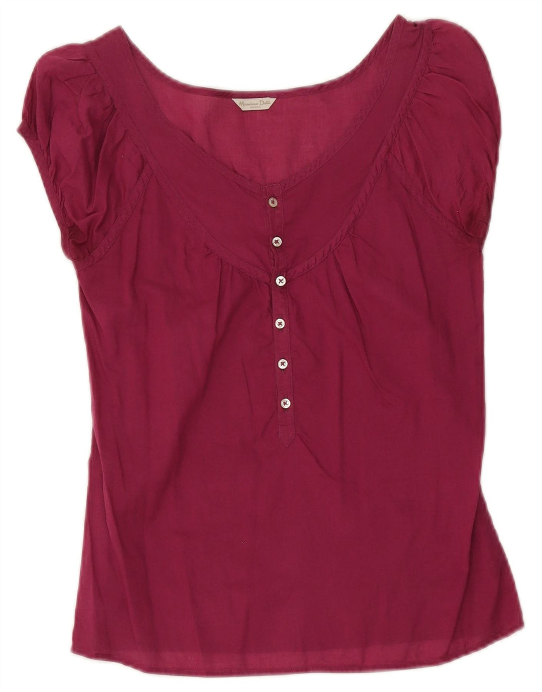 Bluză Massimo Dutti Femei Top EU 36 XS Maroon