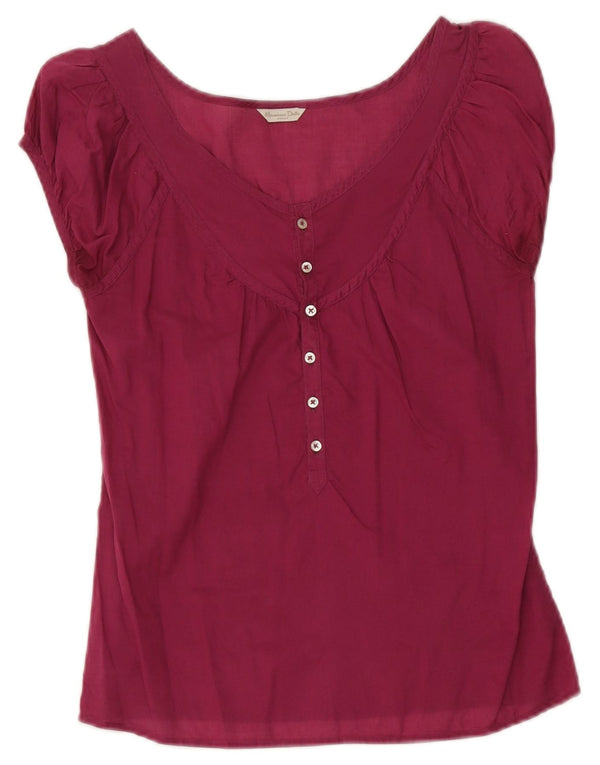 Bluză Massimo Dutti Femei Top EU 36 XS Maroon
