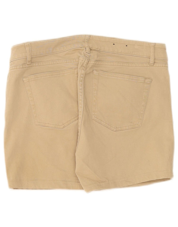 Pantaloni scurți casual pentru femei Chaps US 4 Small W30 Beige Bumbac