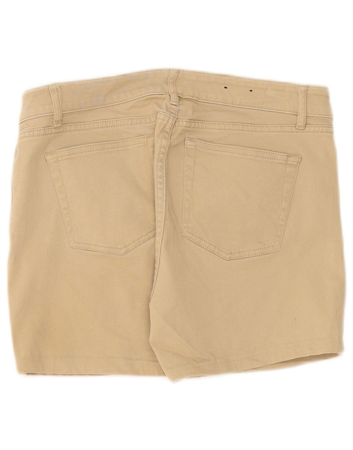 Pantaloni scurți casual pentru femei Chaps US 4 Small W30 Beige Bumbac