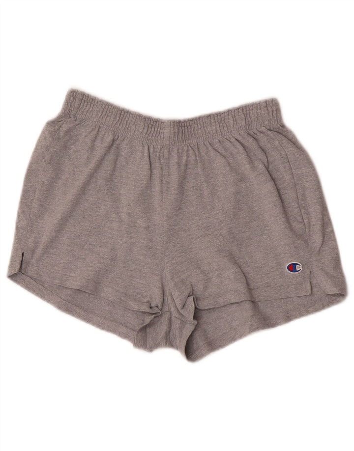 Pantaloni scurți sport Champion pentru femei UK 14, bumbac gri mediu