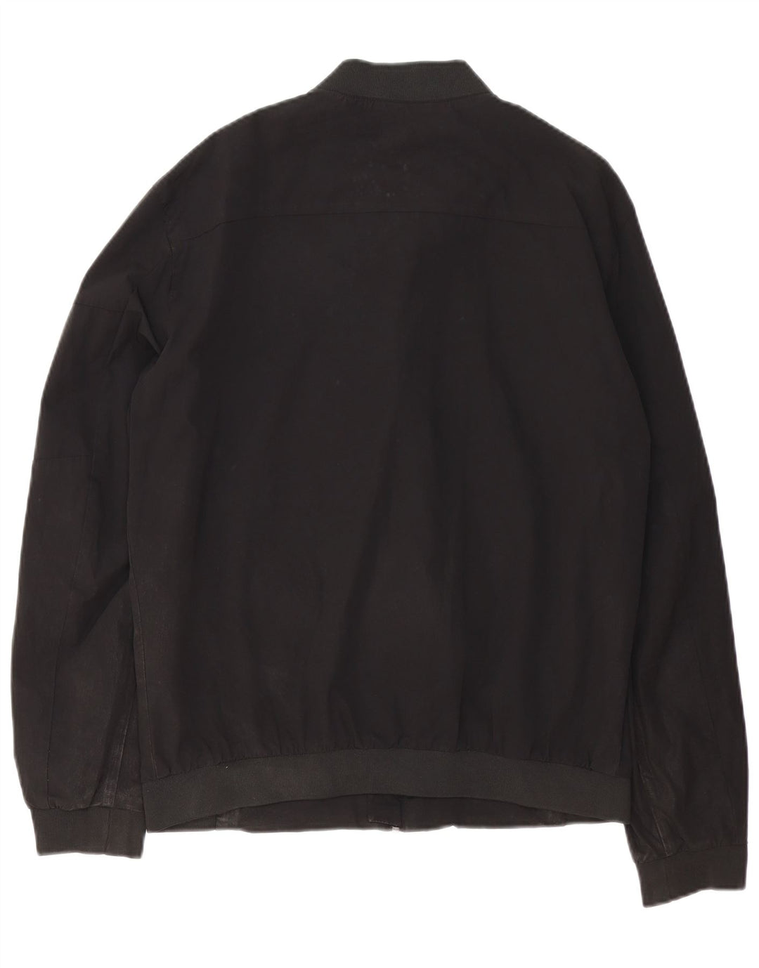 Jachetă Bomber Zara pentru Bărbați UK 40 Large Negru Nylon