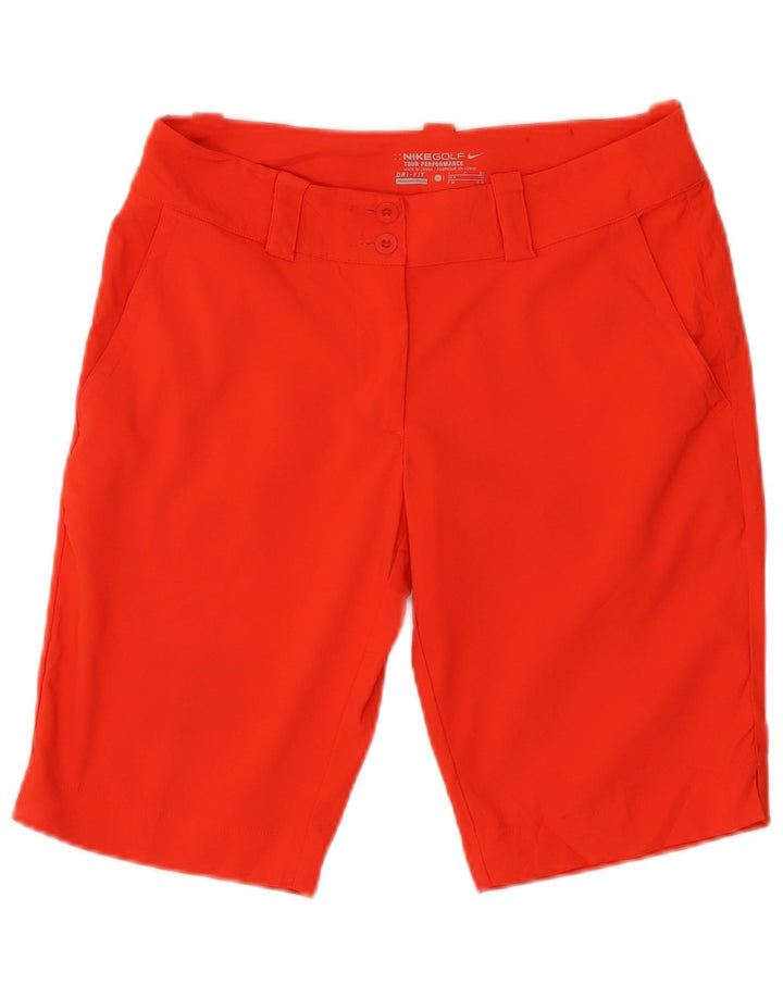 Pantaloni scurti chino Dri Fit Nike pentru femei UK 8 Small W27 Poliester roșu