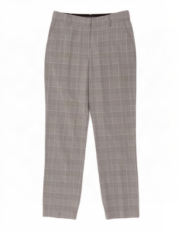 Pantaloni chino pentru femei Marks & Spencer UK 8 Small W26 L28 Black Houndstooth
