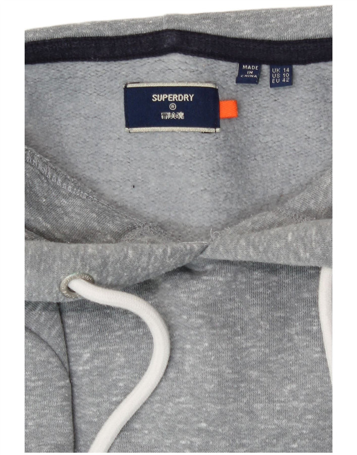 Pulover Superdry pentru damă, UK 14, mare, gri poliester cu pături