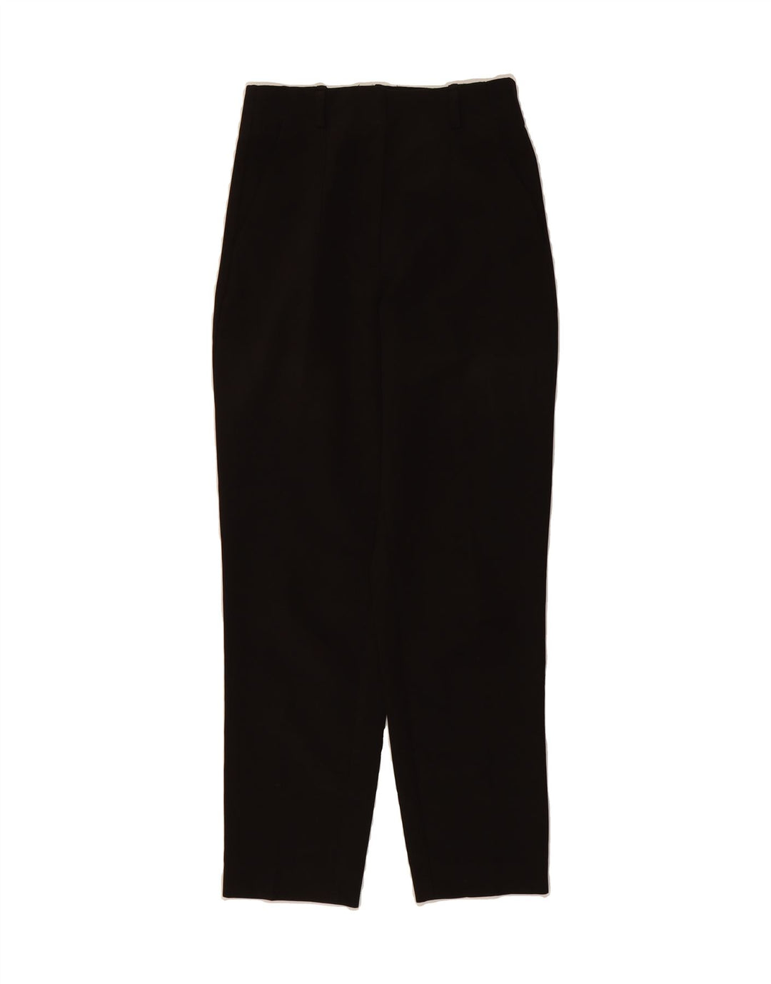 ZARA Womens Tapered Suit Trousers Small W26 L28 Black Polyester Vintage Zara and Second-Hand Zara from Messina Hembry 