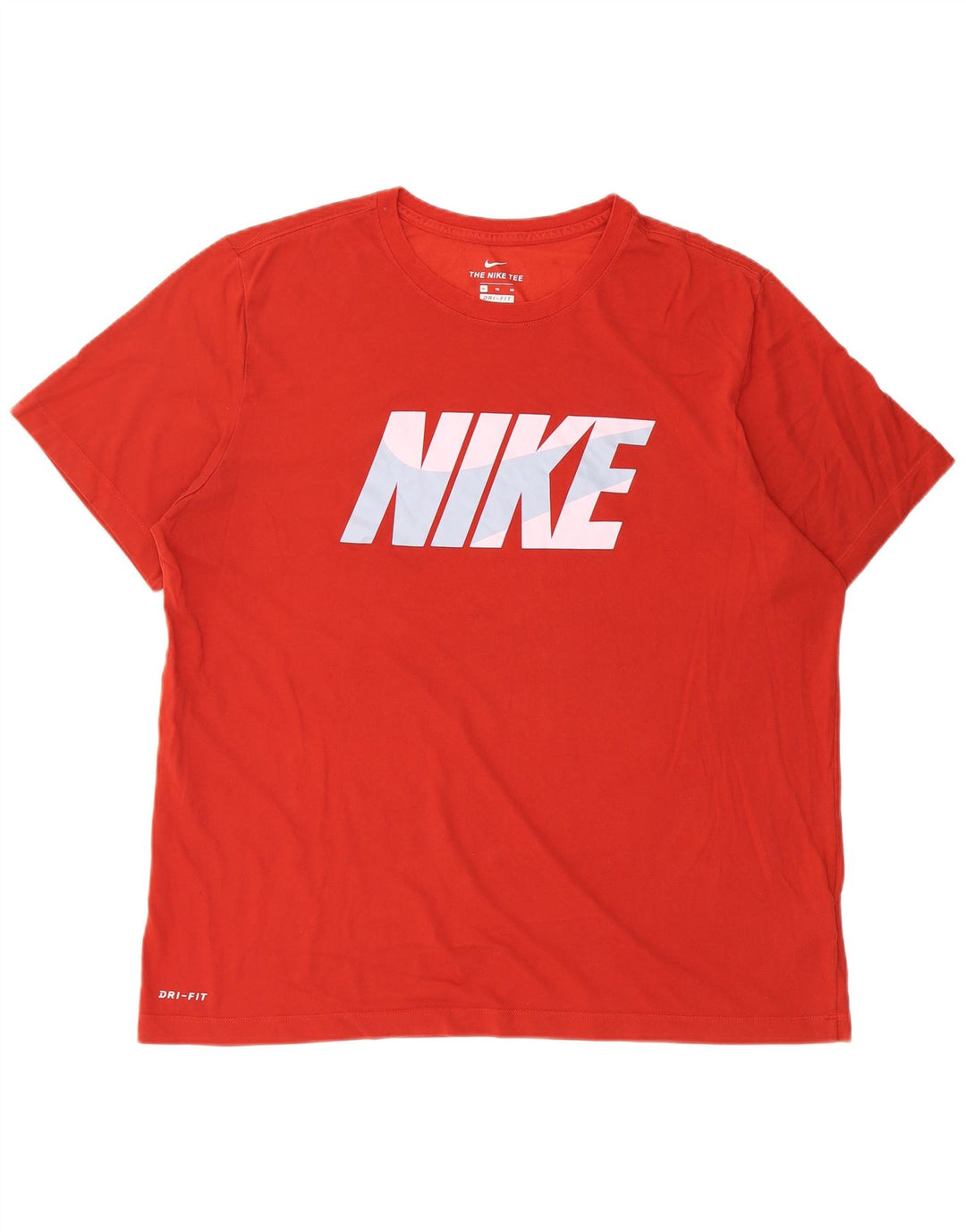 Tricou grafic Nike Dri Fit pentru bărbați Top XL bumbac roșu