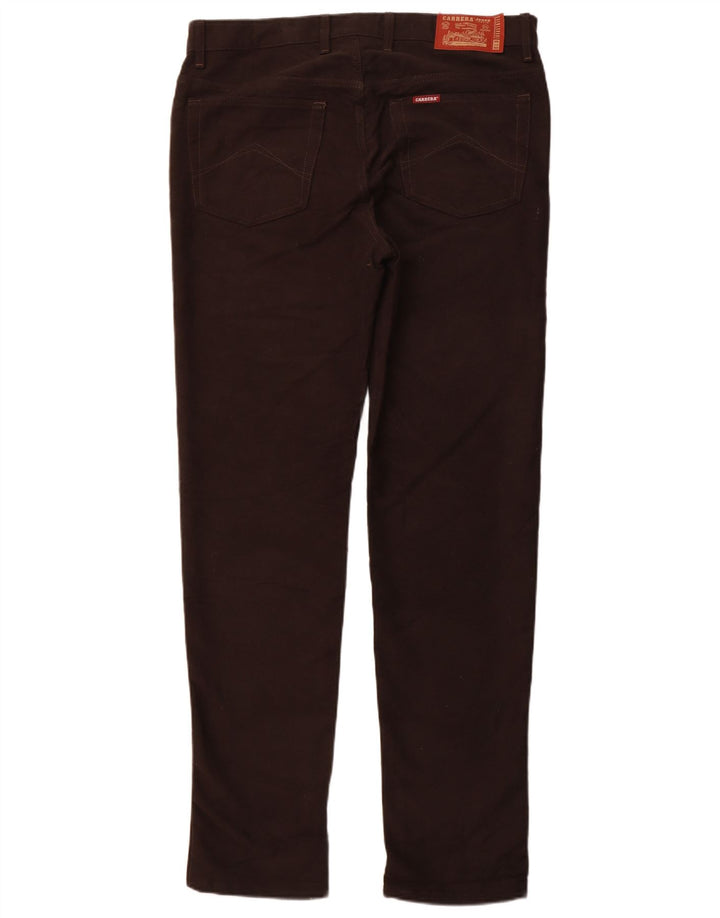 CARRERA Pantaloni casual conici pentru femei W36 L34 bumbac maro