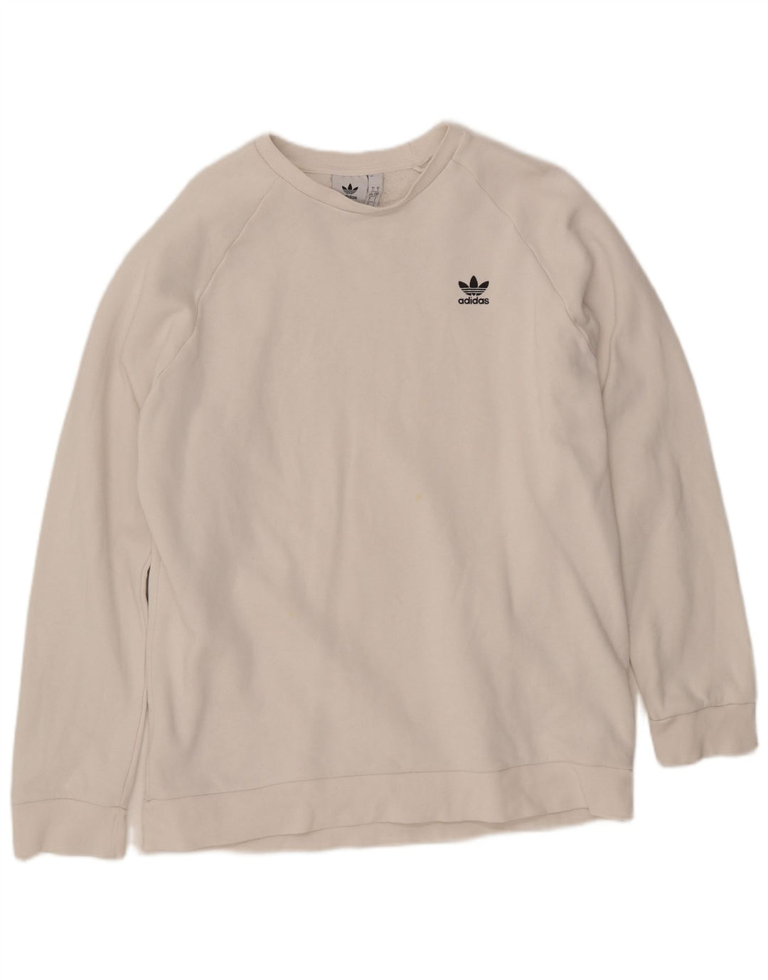 Pulover pentru bărbați ADIDAS Primegreen, bumbac mare, alb