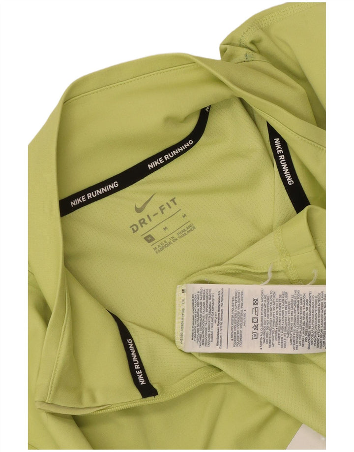 Top de trening Nike Dri Fit Graphic Pulover pentru femei UK 14 Medium Green