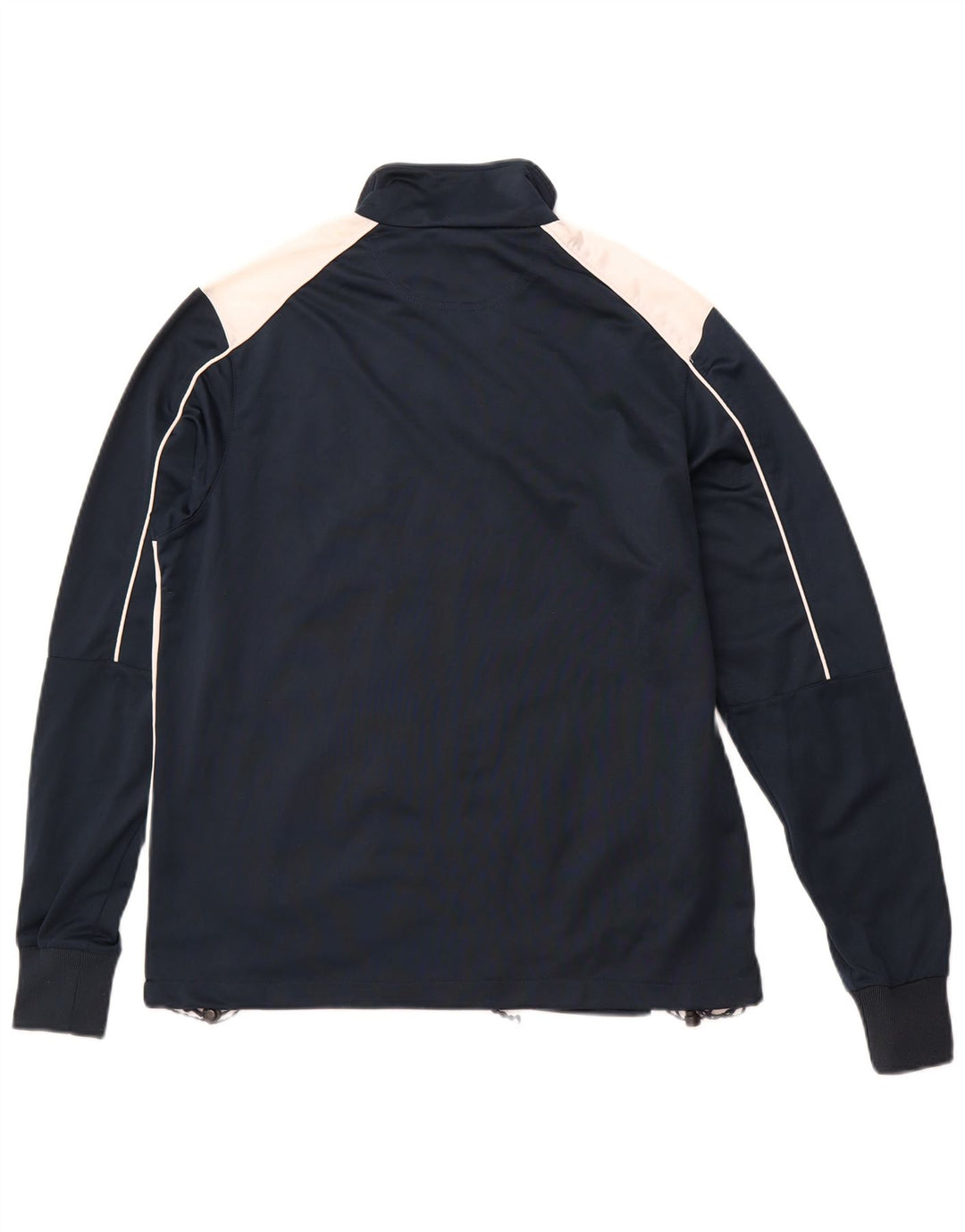 Jachetă de trening BRUGI pentru bărbați, poliester bloc de culoare albastru marin mediu