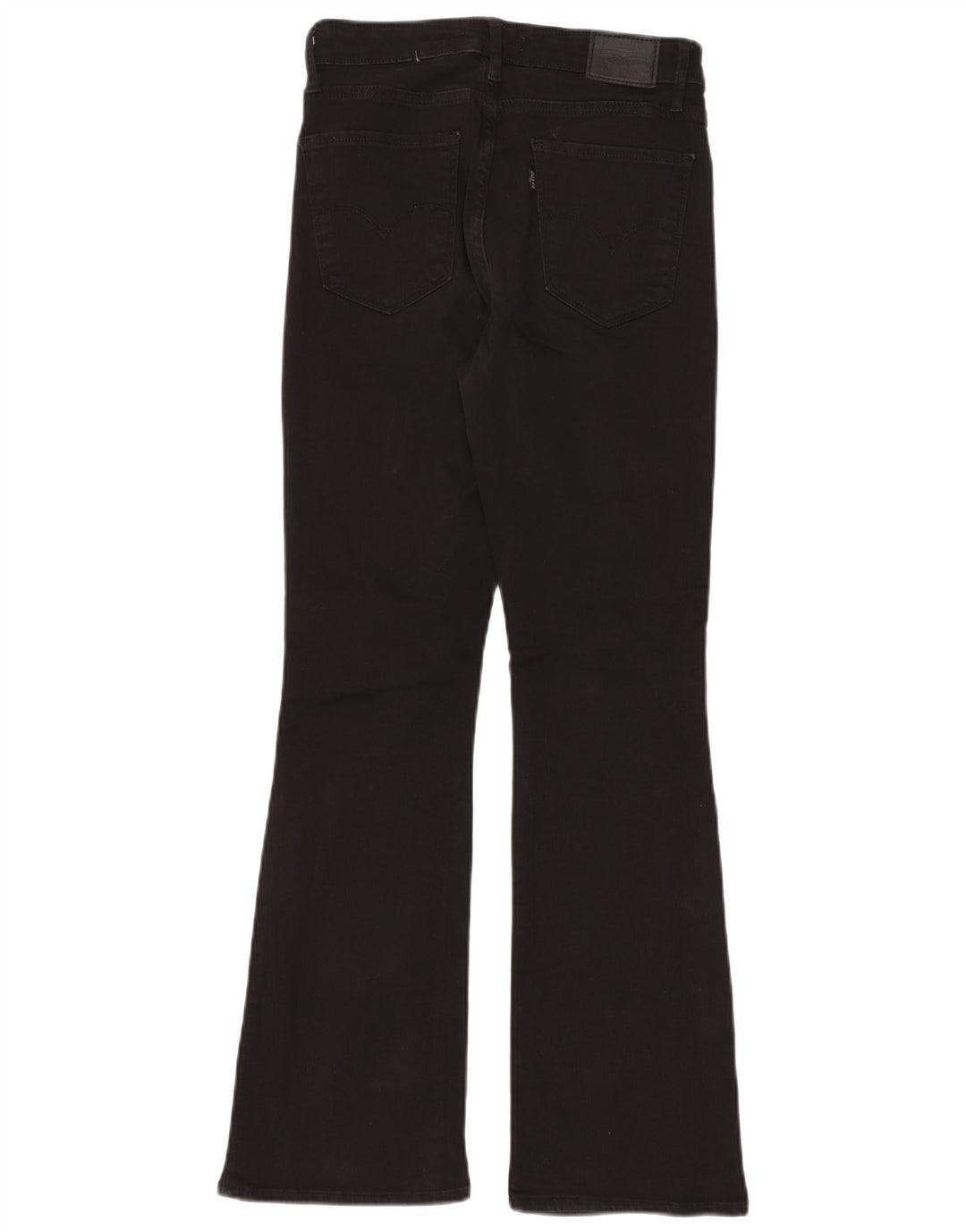 Blugi bootcut pentru femei cu talie înaltă LEVI'S W29 L30 bumbac negru