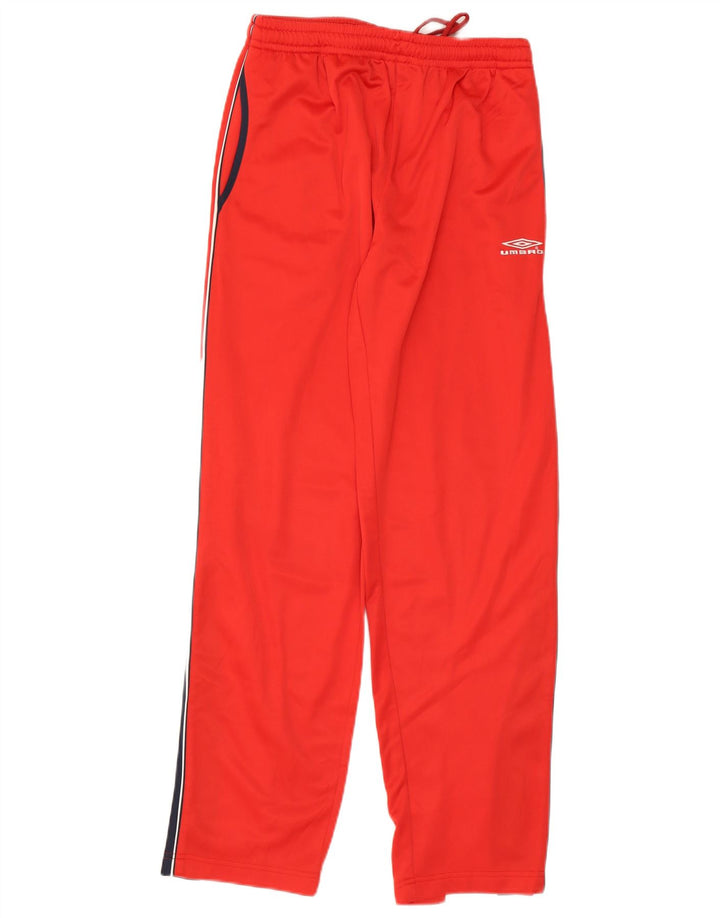 Pantaloni de trening Umbro pentru femei UK 14, mare, roșu, poliester color bloc
