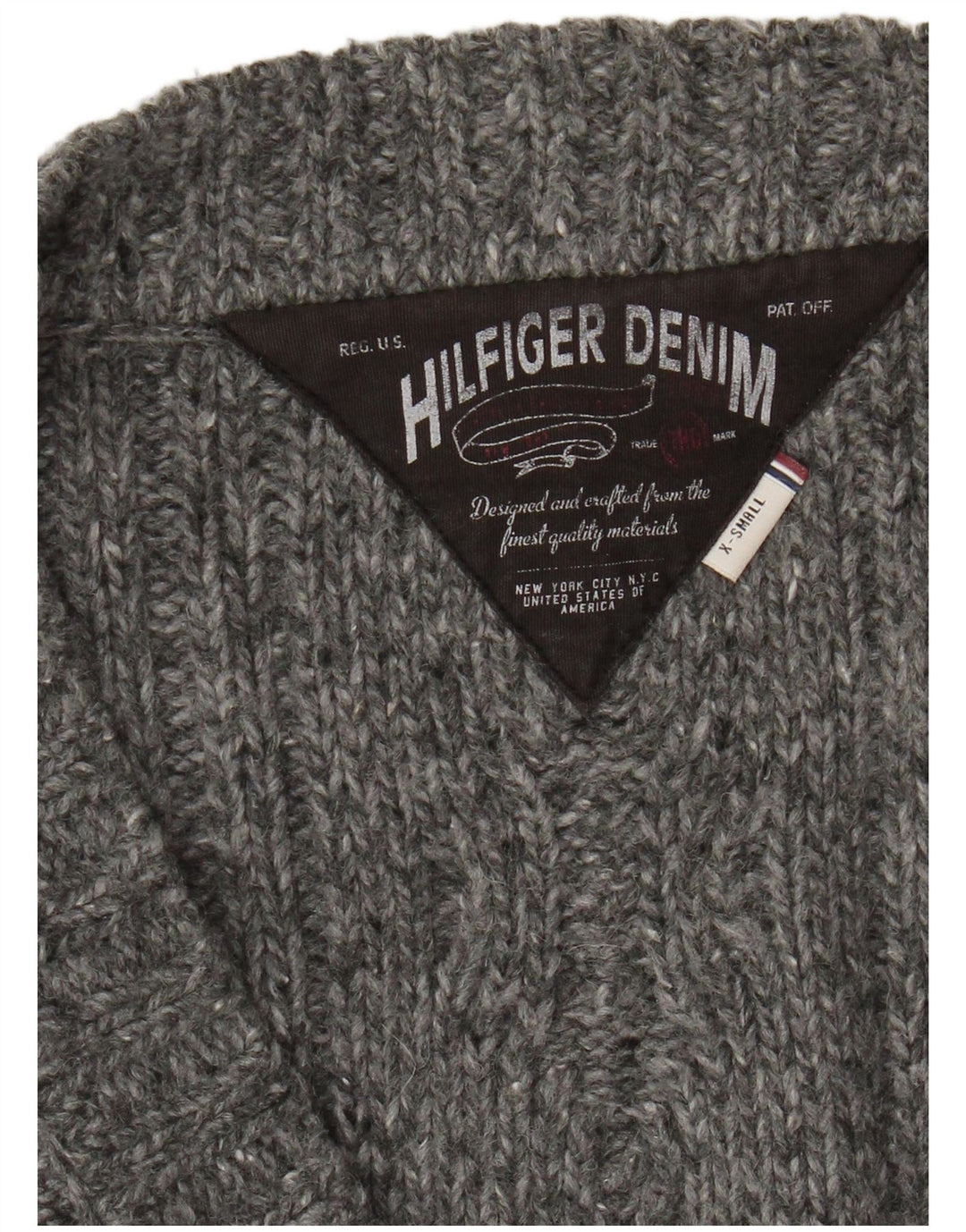 Pulover cardigan Tommy Hilfiger pentru femei UK 8 Small Gri