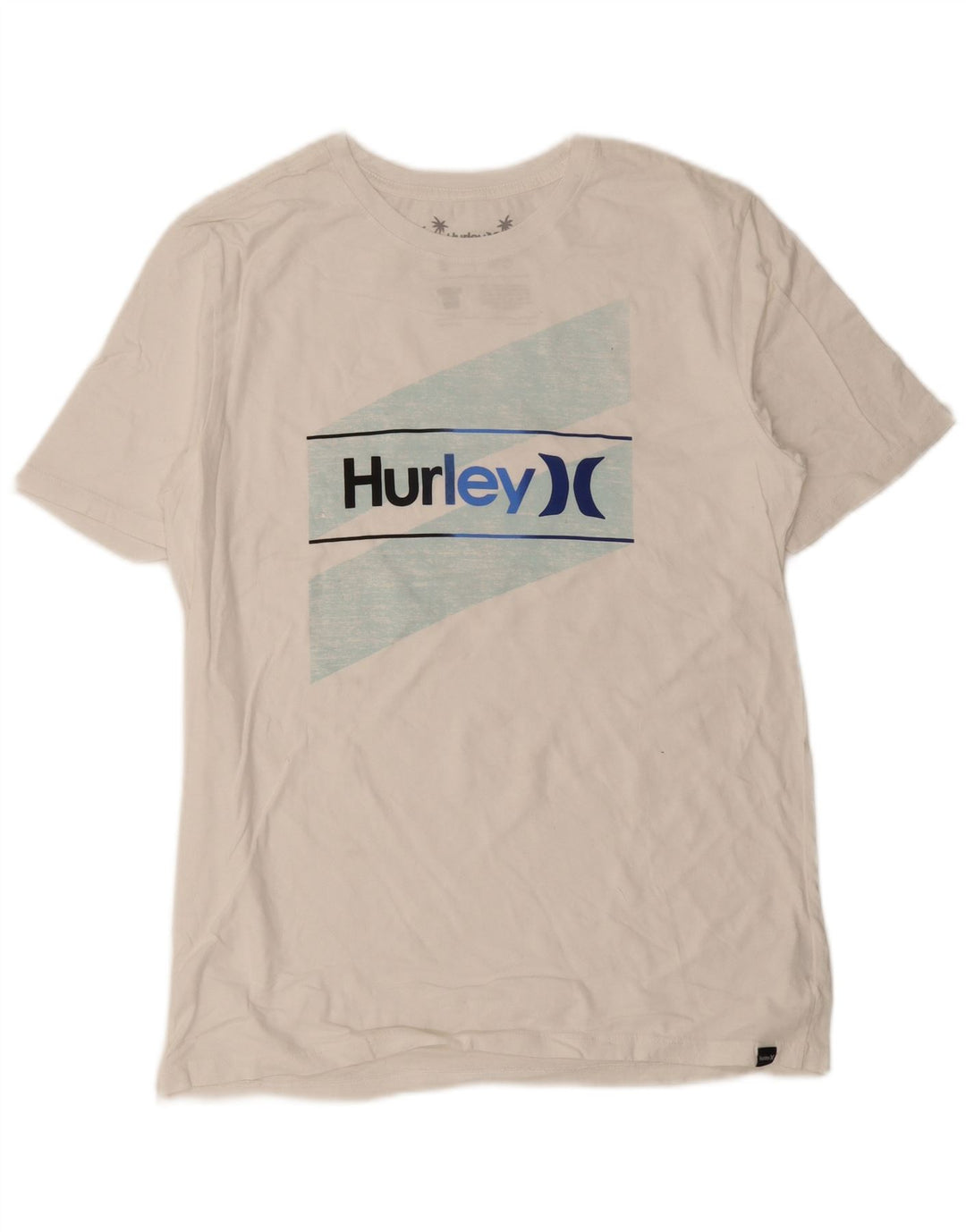 Tricou grafic pentru bărbați Hurley Top mic din bumbac alb