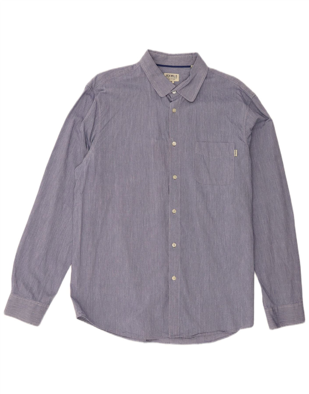 Cămașă Jack Wills pentru bărbați XL, bumbac cu pete albastre