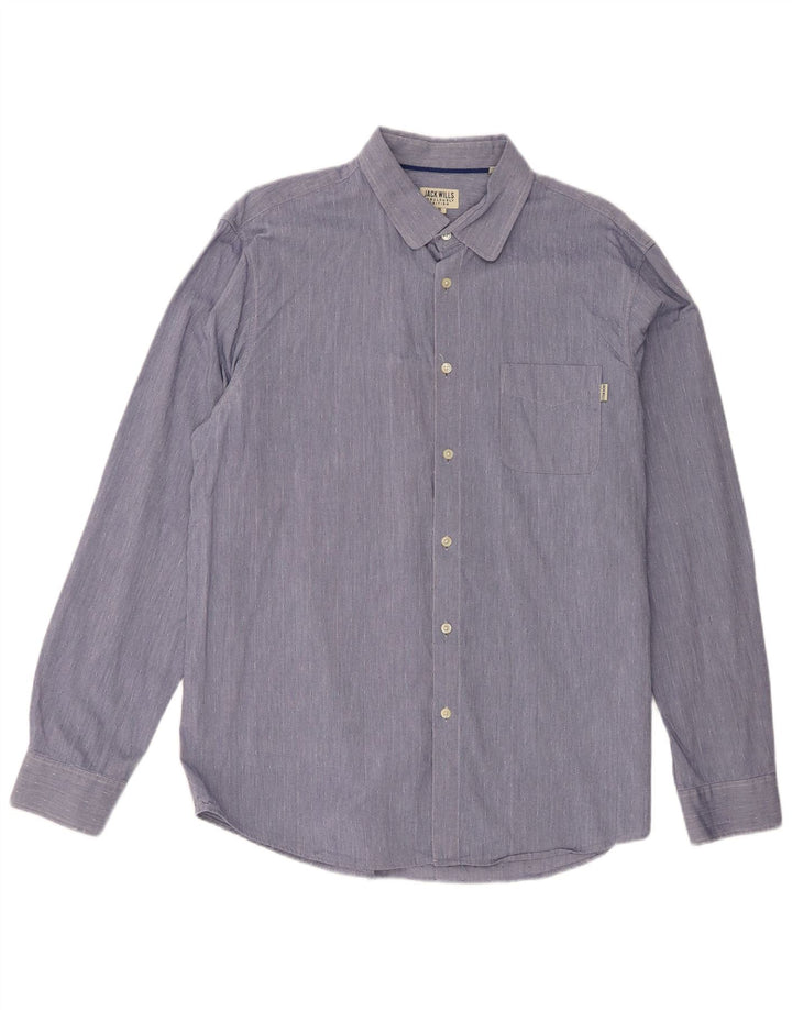 Cămașă Jack Wills pentru bărbați XL, bumbac cu pete albastre