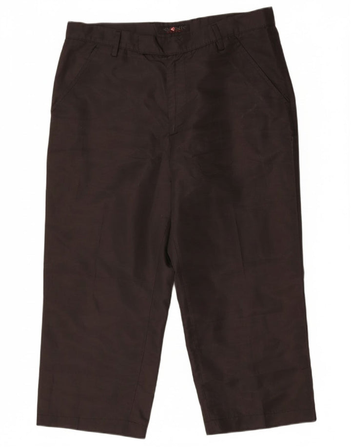 Pantaloni Capri cu talie înaltă pentru femei Energie L33 L23 Poliester negru